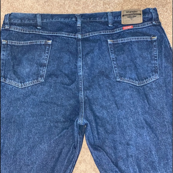 Wrangler 100% Cotton Pants Blue Jeans Size 44/32 - Picture 13 of 16